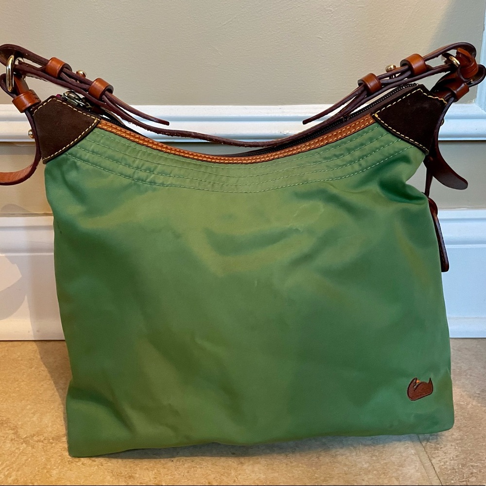 Marvelous nature green Dooney and Burke all season bag.